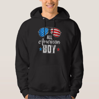 All American Boy US Flag Sunglasses For Matching 4 Hoodie