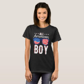 All American Boy USA Flag & Firework 4. T-Shirt (Vorne ganz)