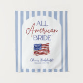 All American Bride Bachelorette Banner Wandteppich (Vorderseite)