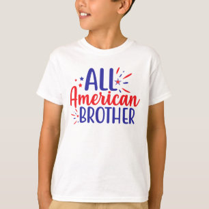 All American Brother 4. Juli T - Shirt für Kinder