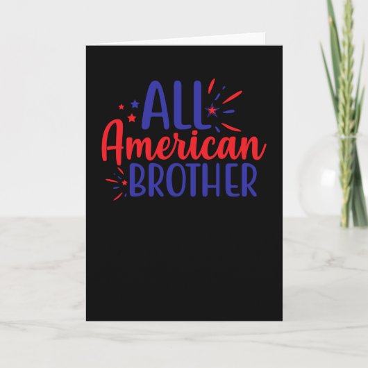 All American Brother Karte (Vorderseite)
