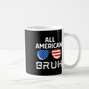 All American Bruh 4. Juli Boys Patriotic USA T Kaffeetasse