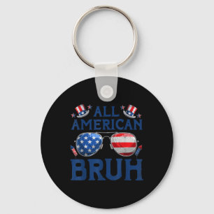 All American Bruh 4. Juli Jungen Patriotisch Usa T Schlüsselanhänger