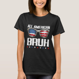 All American Bruh 4. Juli Jungen Patriotische Teen T-Shirt
