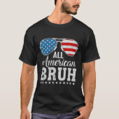 All American Bruh Matching Family Patriotic 4. T-Shirt (Vorderseite)