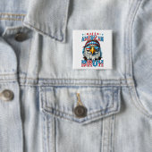 All-American Bruh - Patriotic Eagle Swagger Button (Beispiel)