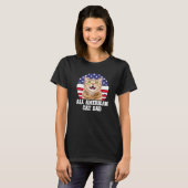 All American Cat Dad 2 T-Shirt (Vorne ganz)