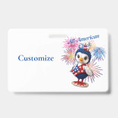 All-American Chick Thunder_Cove Ausweis (Rückseite)