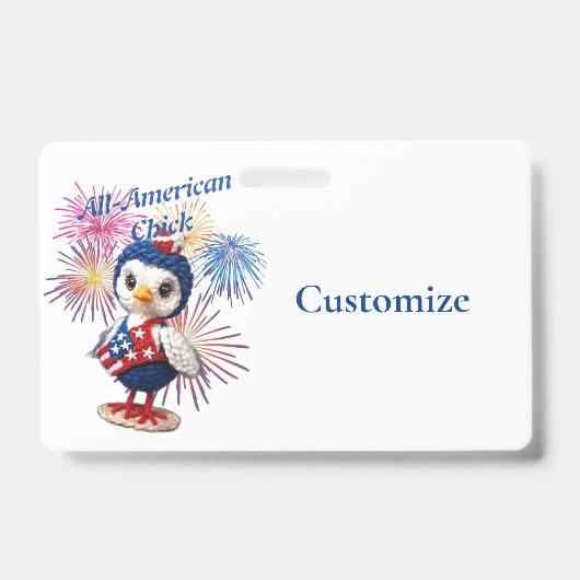 All-American Chick Thunder_Cove Ausweis (Vorderseite)