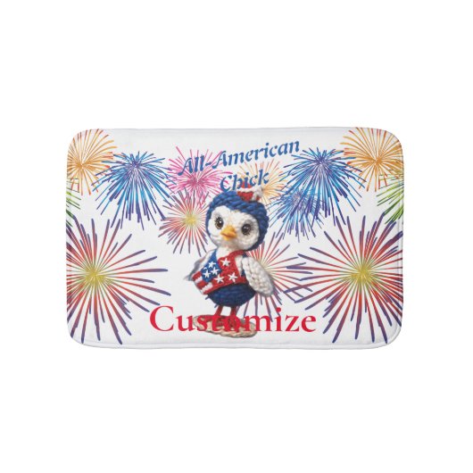 All-American Chick Thunder_Cove Badematte (Vorderseite)