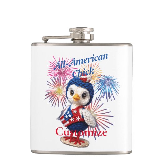 All-American Chick Thunder_Cove Flachmann (Vorderseite)