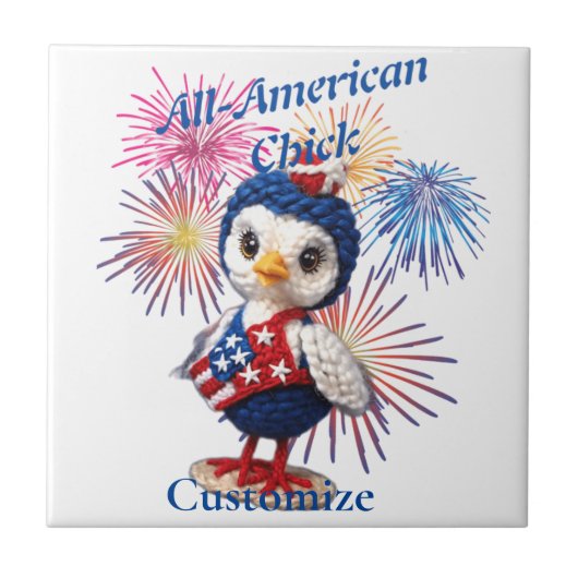 All-American Chick Thunder_Cove Fliese (Vorderseite)