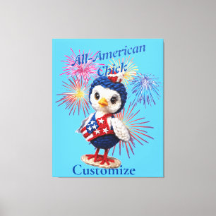 All-American Chick Thunder_Cove Leinwanddruck