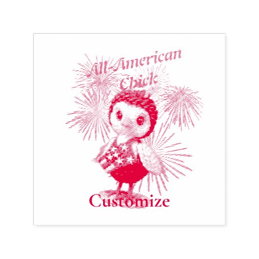 All-American Chick Thunder_Cove Permastempel (Design)