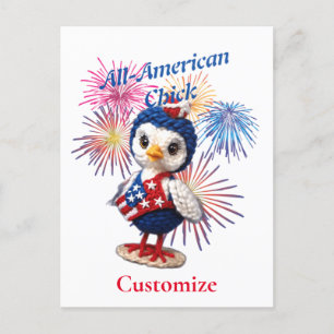All-American Chick Thunder_Cove Postkarte