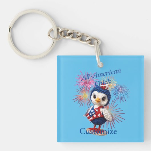 All-American Chick Thunder_Cove Schlüsselanhänger (Vorderseite)