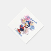 All-American Chick Thunder_Cove Serviette (Ecke)