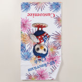 All-American Chick Thunder_Cove Strandtuch (Vorderseite)