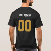 All-American Couch Potato (anpassbar) T-Shirt (Rückseite)