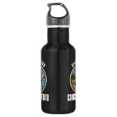 All-American Couch Potato Edelstahlflasche (Rückseite)