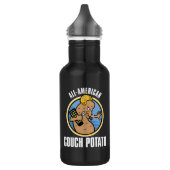All-American Couch Potato Edelstahlflasche (Links)
