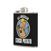 All-American Couch Potato Flachmann (Links)