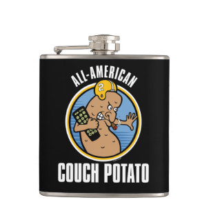 All-American Couch Potato Flachmann