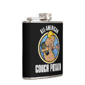 All-American Couch Potato Flachmann (Rechts)