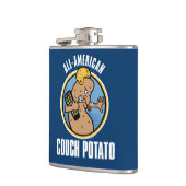 All-American Couch Potato Flachmann (Links)