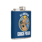 All-American Couch Potato Flachmann (Rechts)