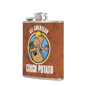 All-American Couch Potato Flachmann (Links)