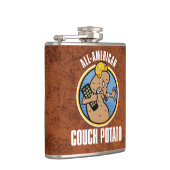 All-American Couch Potato Flachmann (Rechts)