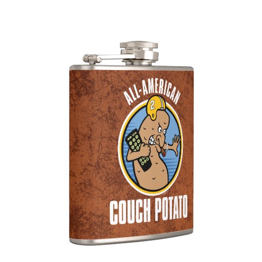 All-American Couch Potato Flachmann (Rechts)
