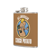 All-American Couch Potato Flachmann (Links)