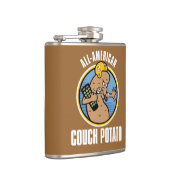 All-American Couch Potato Flachmann (Rechts)