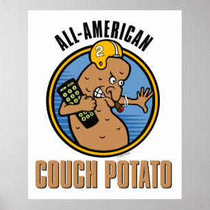 All-American Couch Potato Poster