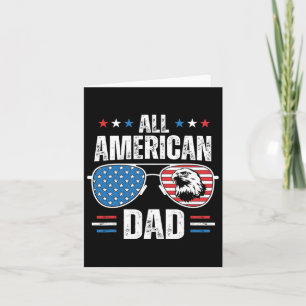All American Dad 4. Juli Vatertag Singles  Karte