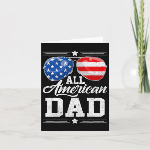 All American Dad 4. Juli Vatertag Singles Karte