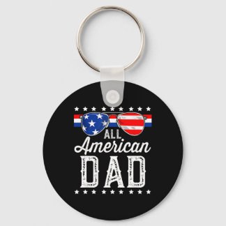 All American Dad 4. Juli Vatertag Sungles  Schlüsselanhänger