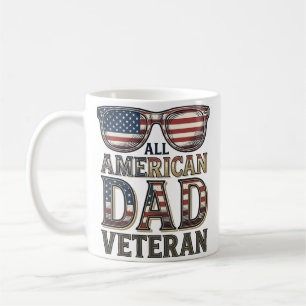All American Dad Veteran Patrioten Sonnenbrille T- Kaffeetasse