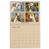All-American Dog Breeds 4 Per Page Custom Photo Kalender (Jan 2026)