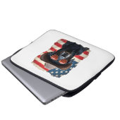 ALL AMERICAN DOG-lovers pit bull (3) Laptopschutzhülle (Vorne Knopf)