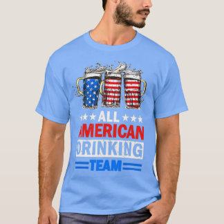 All American Drinking Team Us Beer T-Shirt