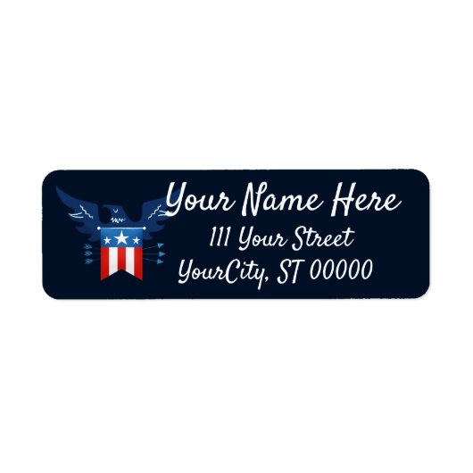 All American Eagle & Flag Patriotic (Vorne)