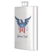 All American Eagle & Flag Patriotic Flachmann (Links)