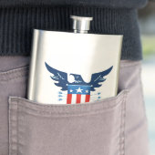 All American Eagle & Flag Patriotic Flachmann (Beispiel)