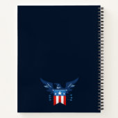 All American Eagle & Flag Patriotic Notizblock (Rückseite)
