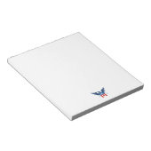 All American Eagle & Flag Patriotic Notizblock (angewinkelt)