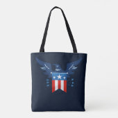 All American Eagle & Flag Patriotic Tasche (Rückseite)