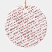 All-American Equestrian Rider Keramik Ornament (Hinten)